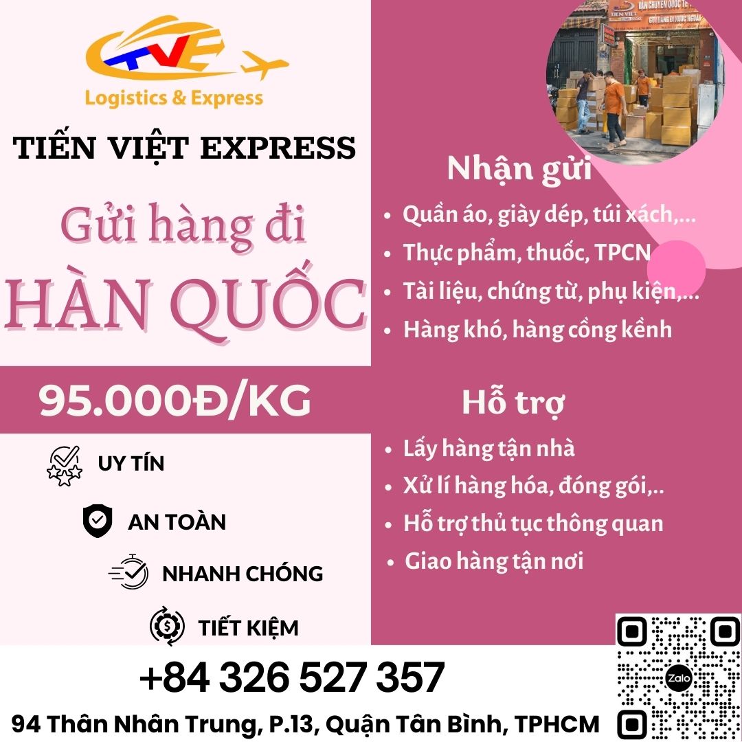 Gửi hàng đi Hàn Quốc